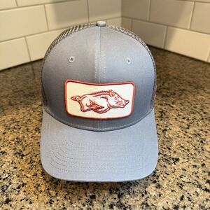 Arkansas Razorbacks Nike Classic99 Trucker Hat Cap Snapback Gray Mesh One Size